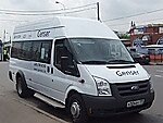 Бесплатный автобус Genser в пункт аренды автомобилей АрендаАвто-нвв на Новорязанском шоссе